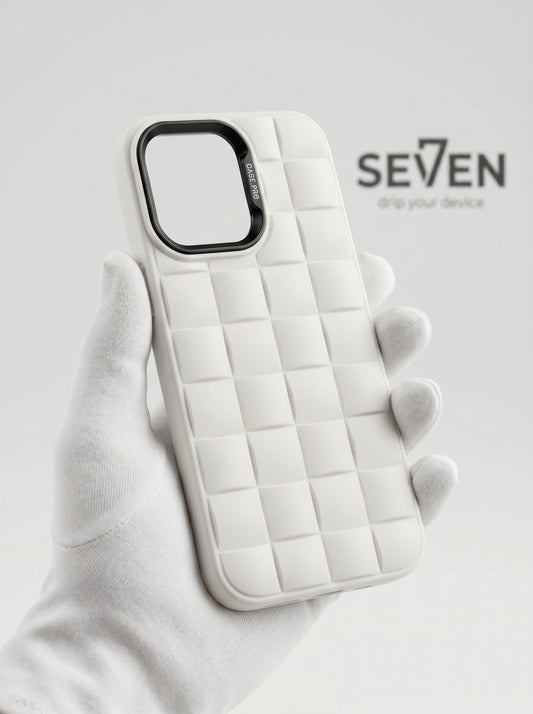 Case Pro Bubble Case White Detail View iPhone 16 Pro – Premium Quality Drop Protection