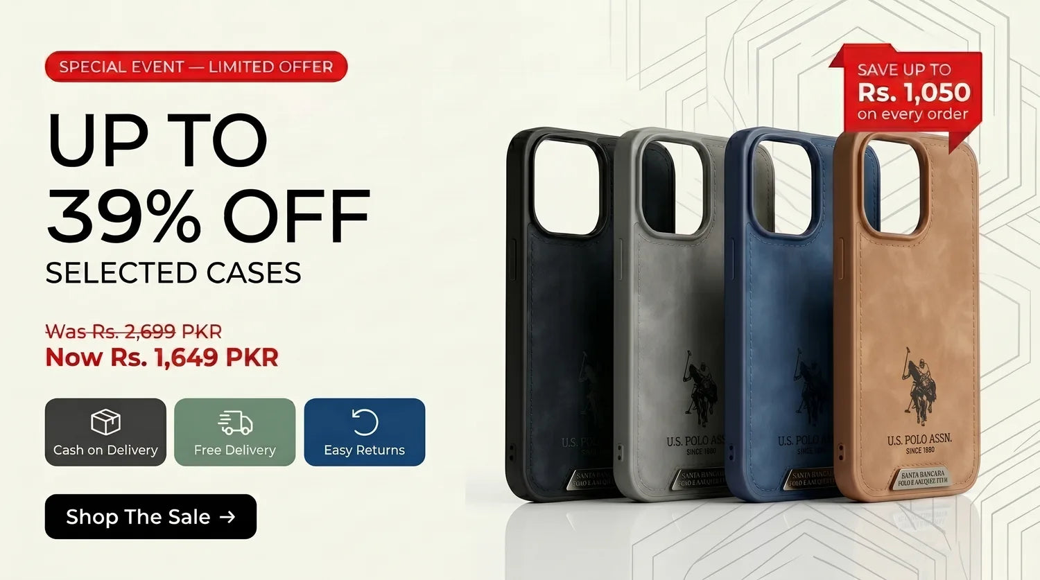 Free delivery on phone cases in Pakistan – Was Rs.2699 Now Rs.1649 – Seven Cases Store