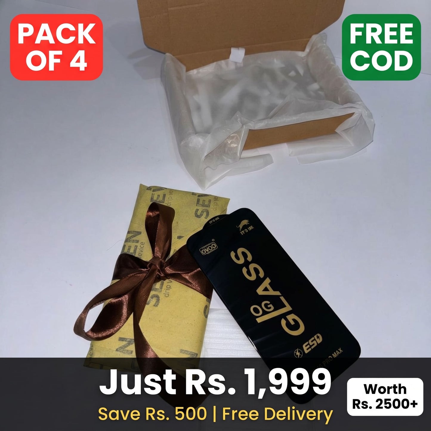 Complete Phone Protection Bundle | US Polo Assn Case + Protector + Silicon Holder + Cloth