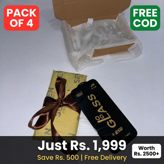 Complete Phone Protection Bundle | US Polo Assn Case + Protector + Silicon Holder + Cloth