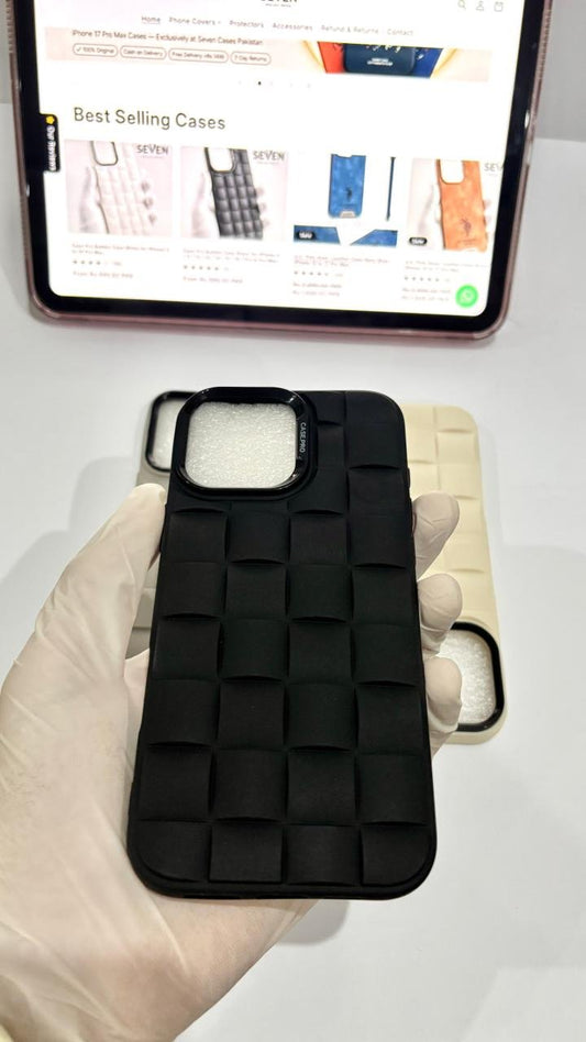Case Pro Bubble Case Black for iPhone X / 11 / 12 / 13 / 14 / 15 / 16 | Pro & Pro Max