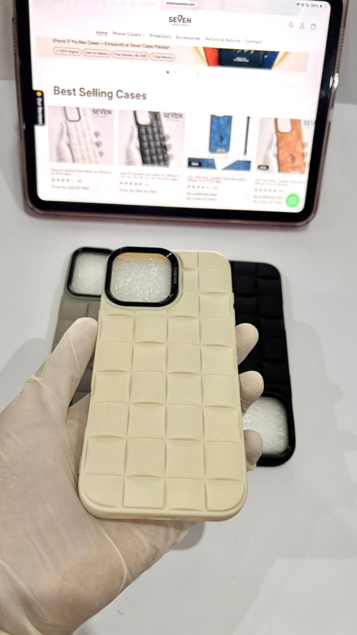 Case Pro Bubble Case White for iPhone X to 16 Pro Max